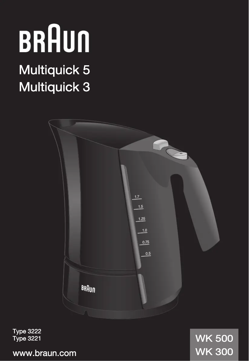 Page n°1 - Manuel utilisateur Braun WK300