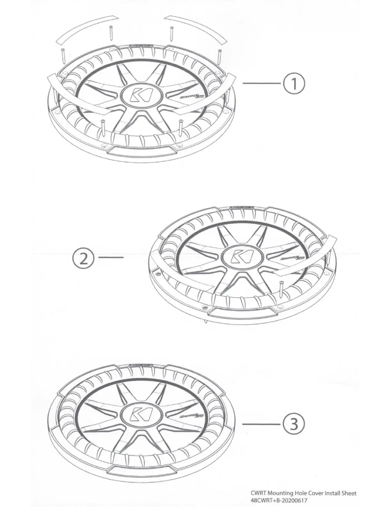 Página 1 del manual Manual de usuario Kicker 48CWRT104