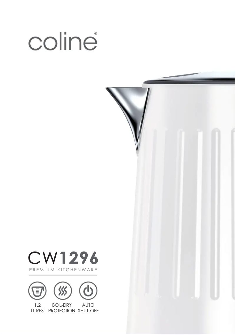 Image de la première page du manuel de l'appareil CW1296