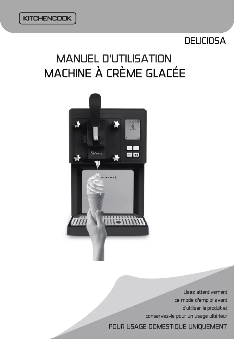 Page 1 de la notice Manuel utilisateur Kitchen Cook Deliciosa