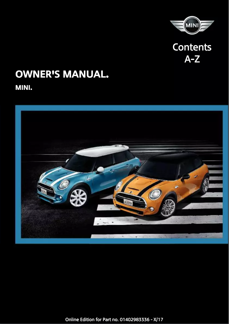 Page 1 de la notice Manuel utilisateur Mini Hardtop 4 Door (2018)