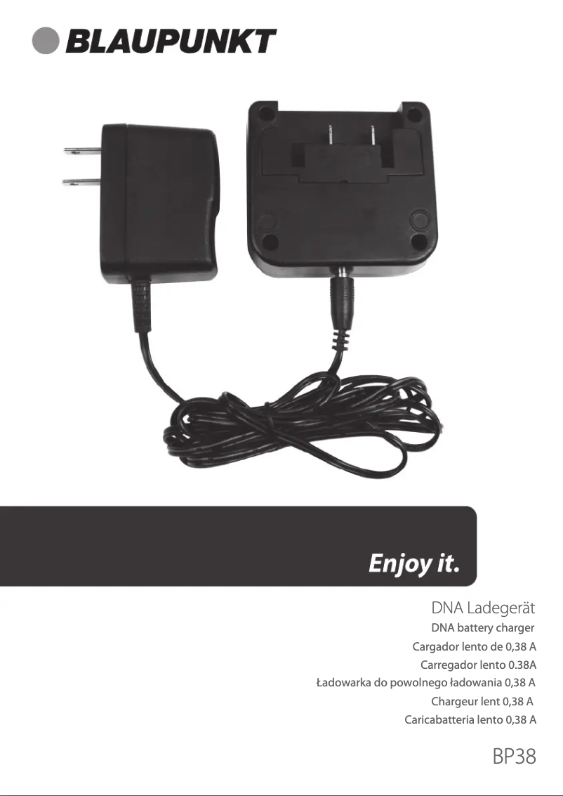 Page n°1 - Manuel utilisateur Blaupunkt BP38