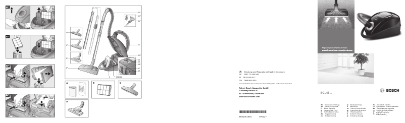 Página 1 del manual Manual de usuario Bosch Maxx'x BGL45202