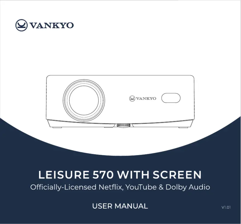 Image de la première page du manuel de l'appareil Leisure 570