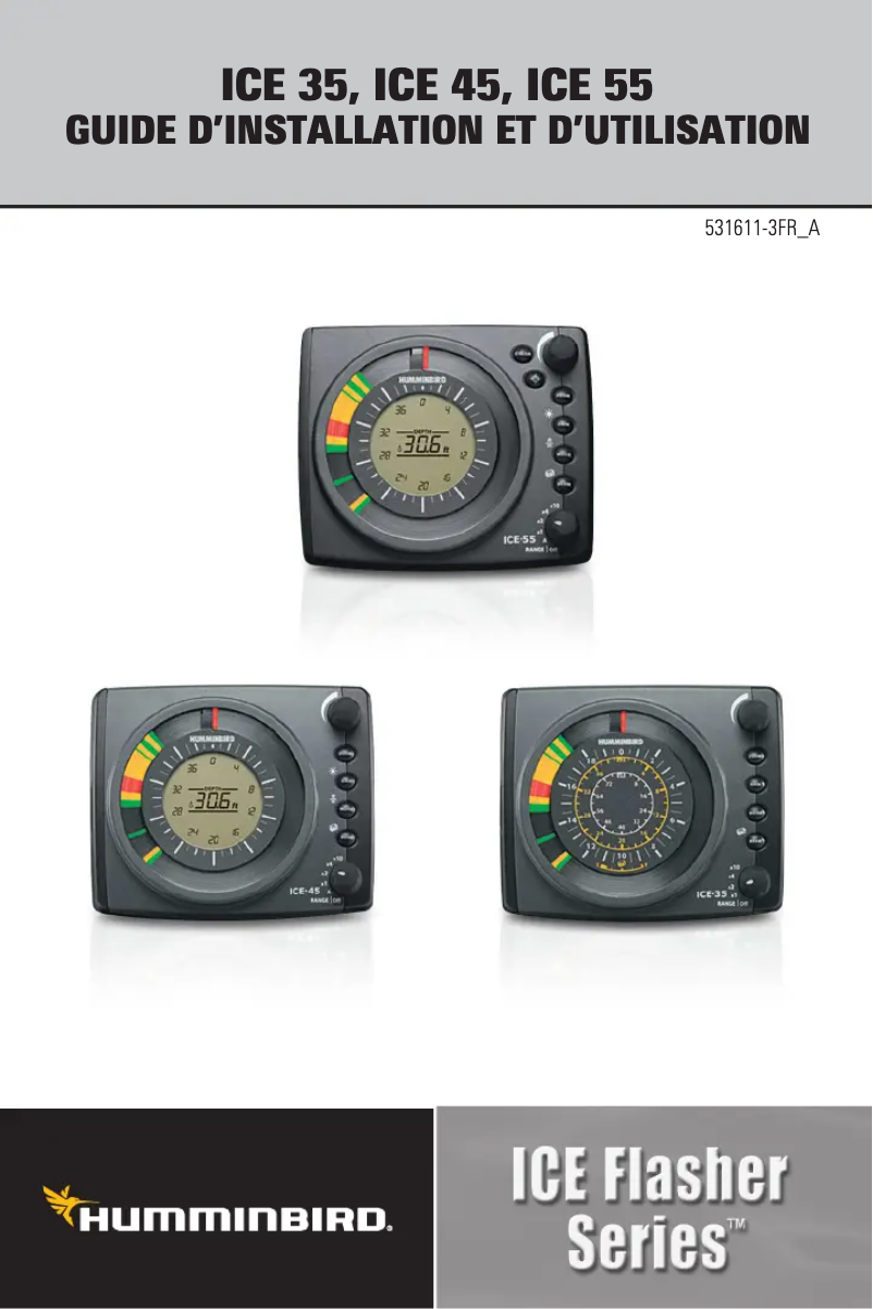 Página 1 del manual Manual de usuario Humminbird ICE 35 Flasher