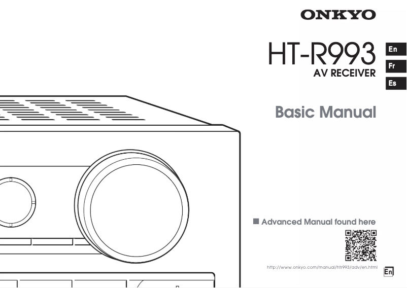 Page 1 de la notice Manuel utilisateur Onkyo HT-S9700THX