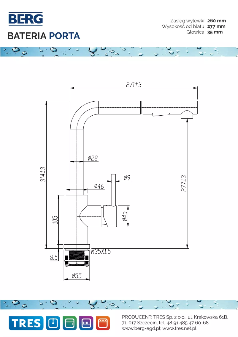 Page n°1 - Manuel utilisateur Berg Porta