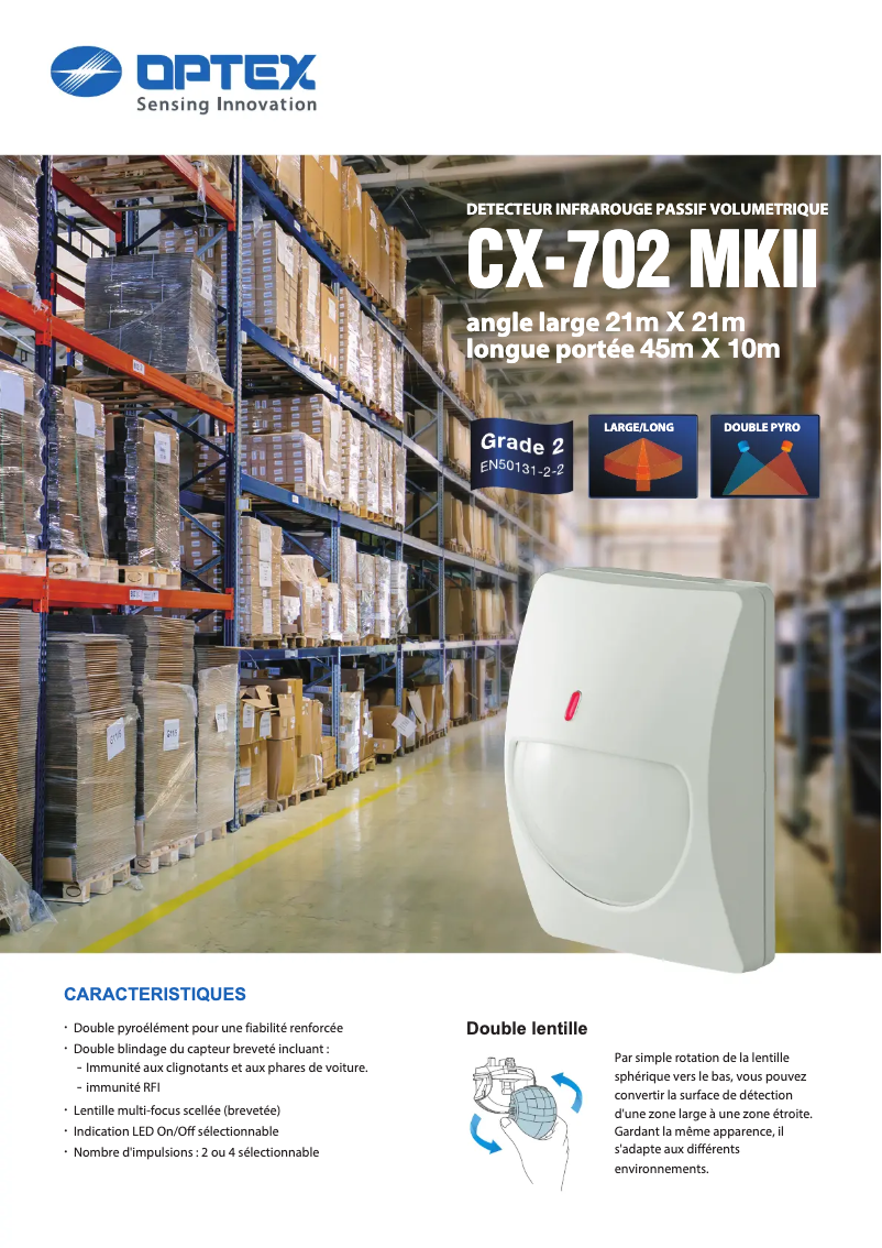 Image de la première page du manuel de l'appareil CX-702 MKII