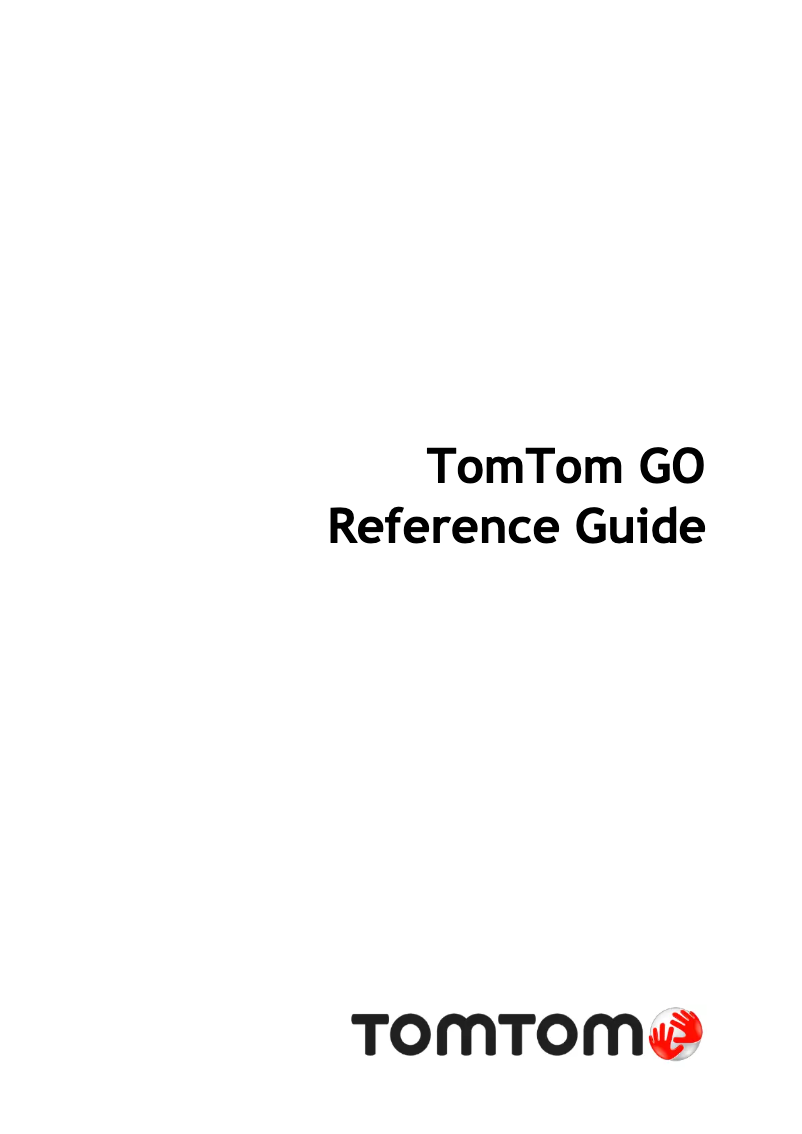 Page 1 de la notice Manuel utilisateur TomTom GO 60 S