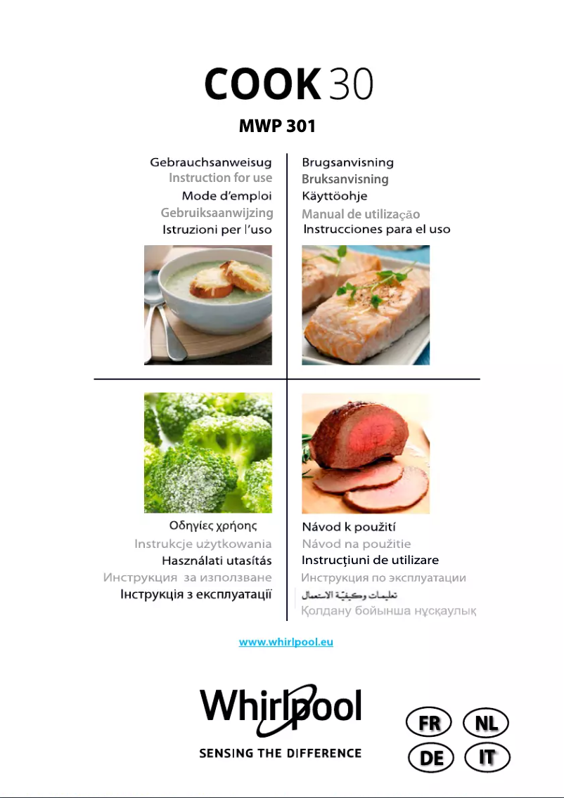 Imagen de la primera página del manual del dispositivo Cook30 MWP 301