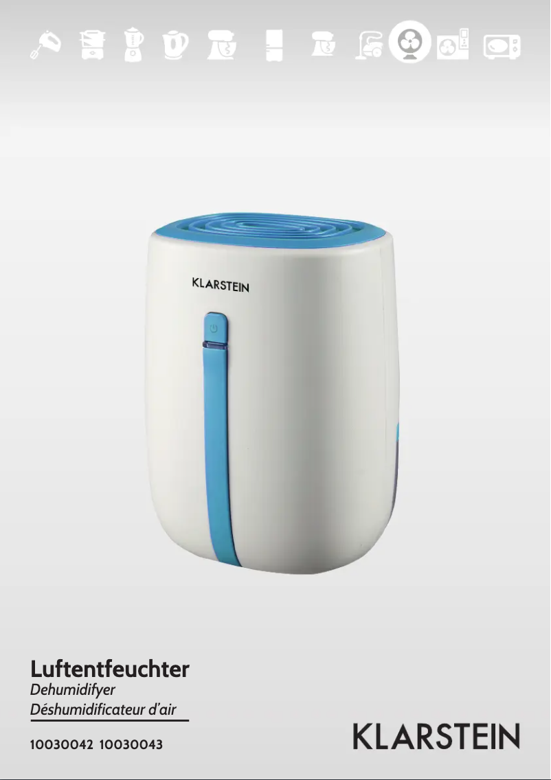 Image de la première page du manuel de l'appareil 10030042