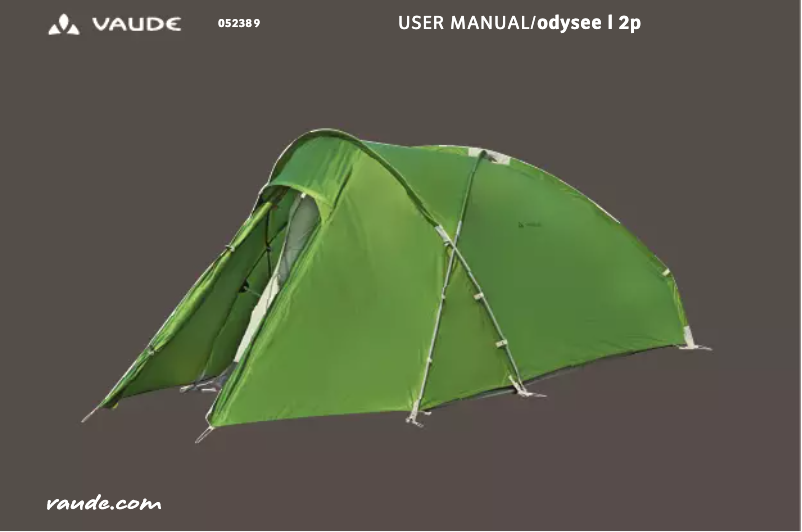 Image de la première page du manuel de l'appareil Odyssee L 2P