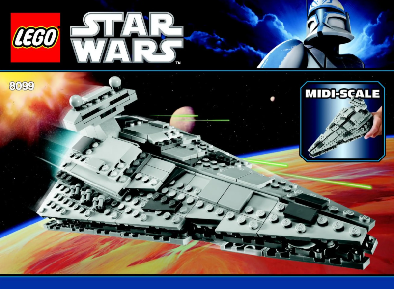 Image de la première page du manuel de l'appareil Midi-scale Imperial Star Destroyer (TM)