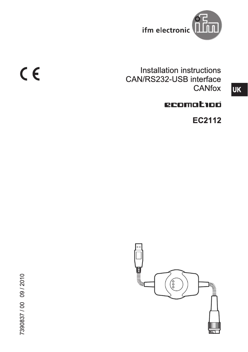 Image de la première page du manuel de l'appareil EC2113