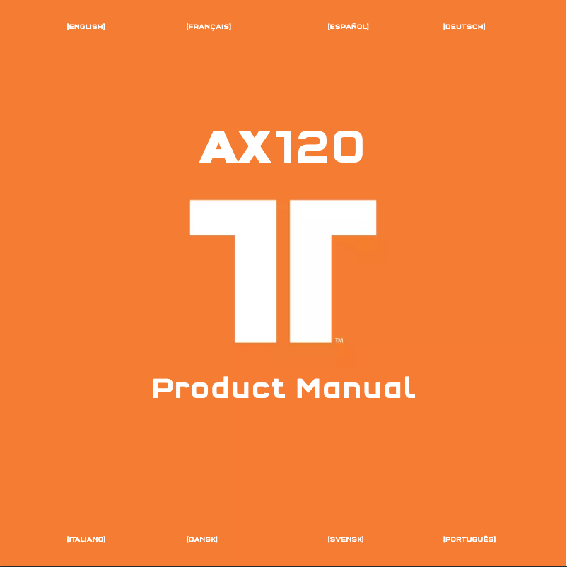 Image de la première page du manuel de l'appareil AX120 Gaming headset