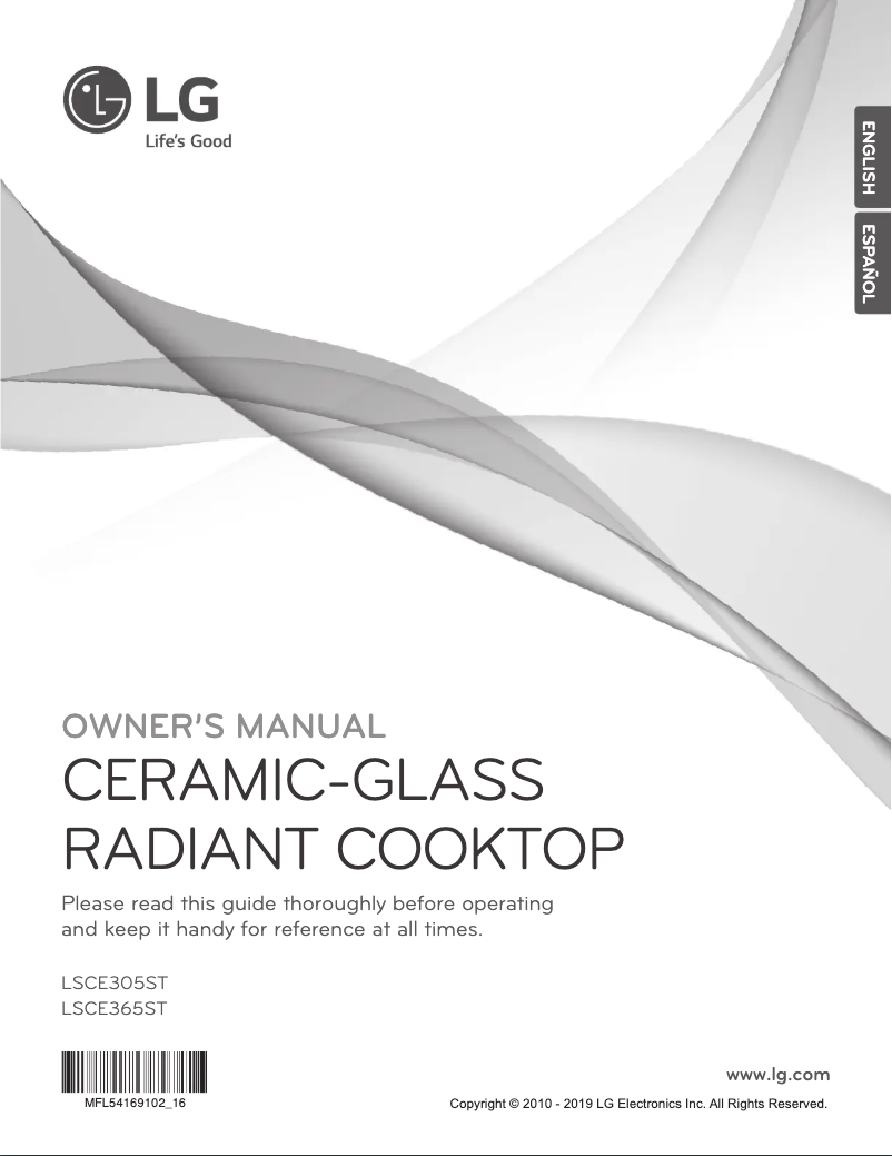 Página 1 del manual Manual de usuario LG LSCE365ST