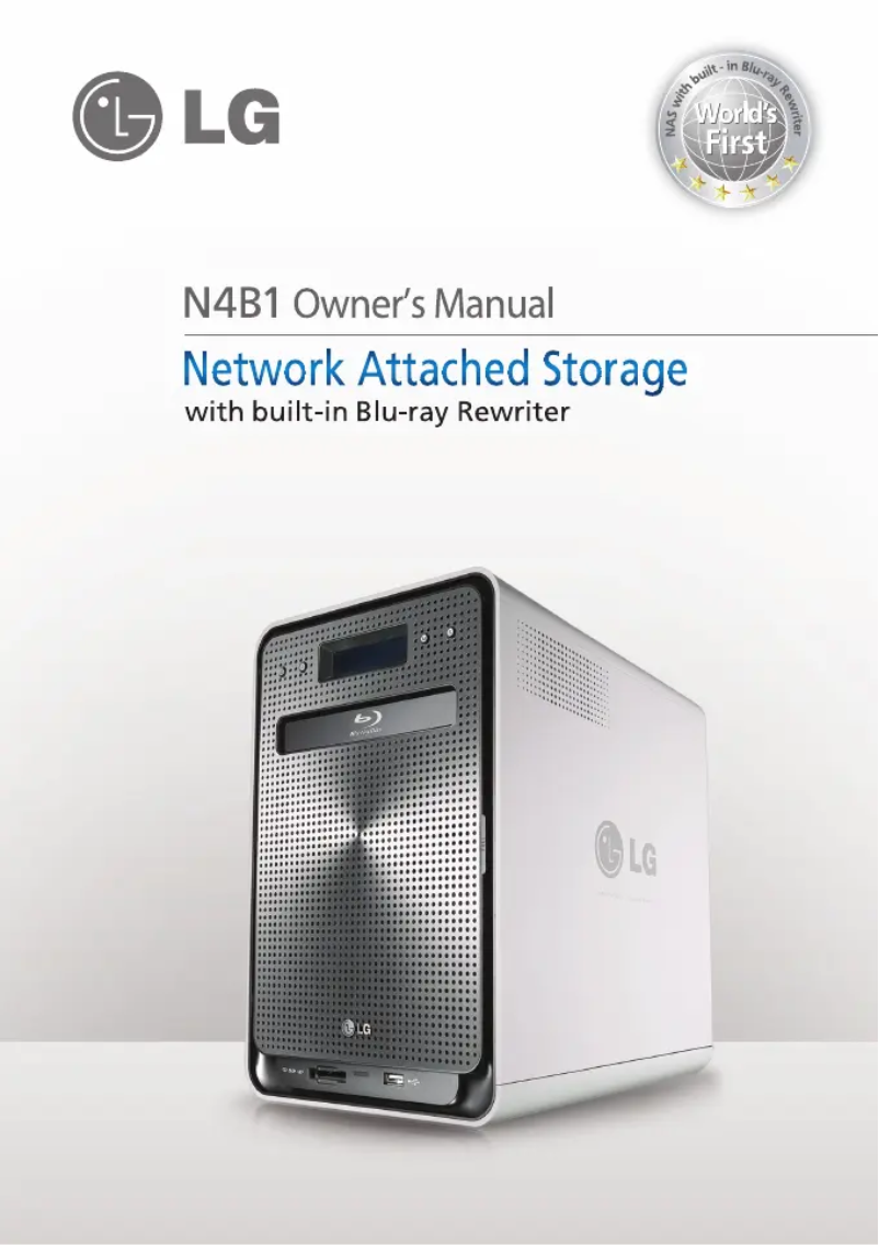Page n°1 - Manuel utilisateur LG N4B1