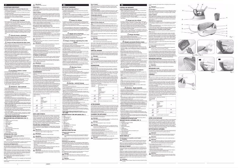 Página 1 del manual Manual de usuario Ariete Stiromatic 2200