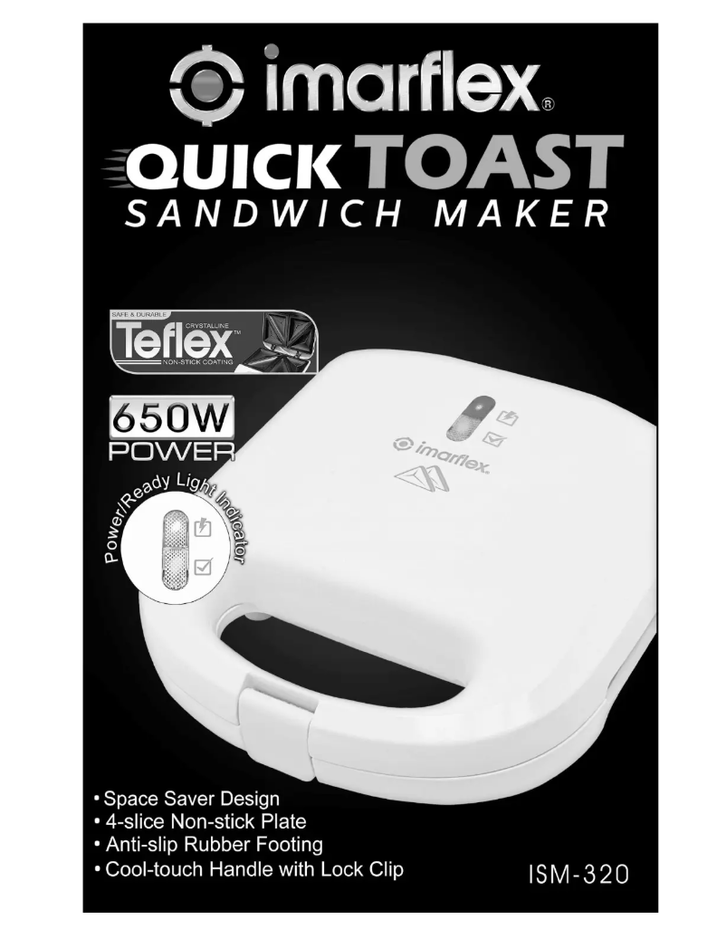 Page 1 de la notice Manuel utilisateur Imarflex ISM-320