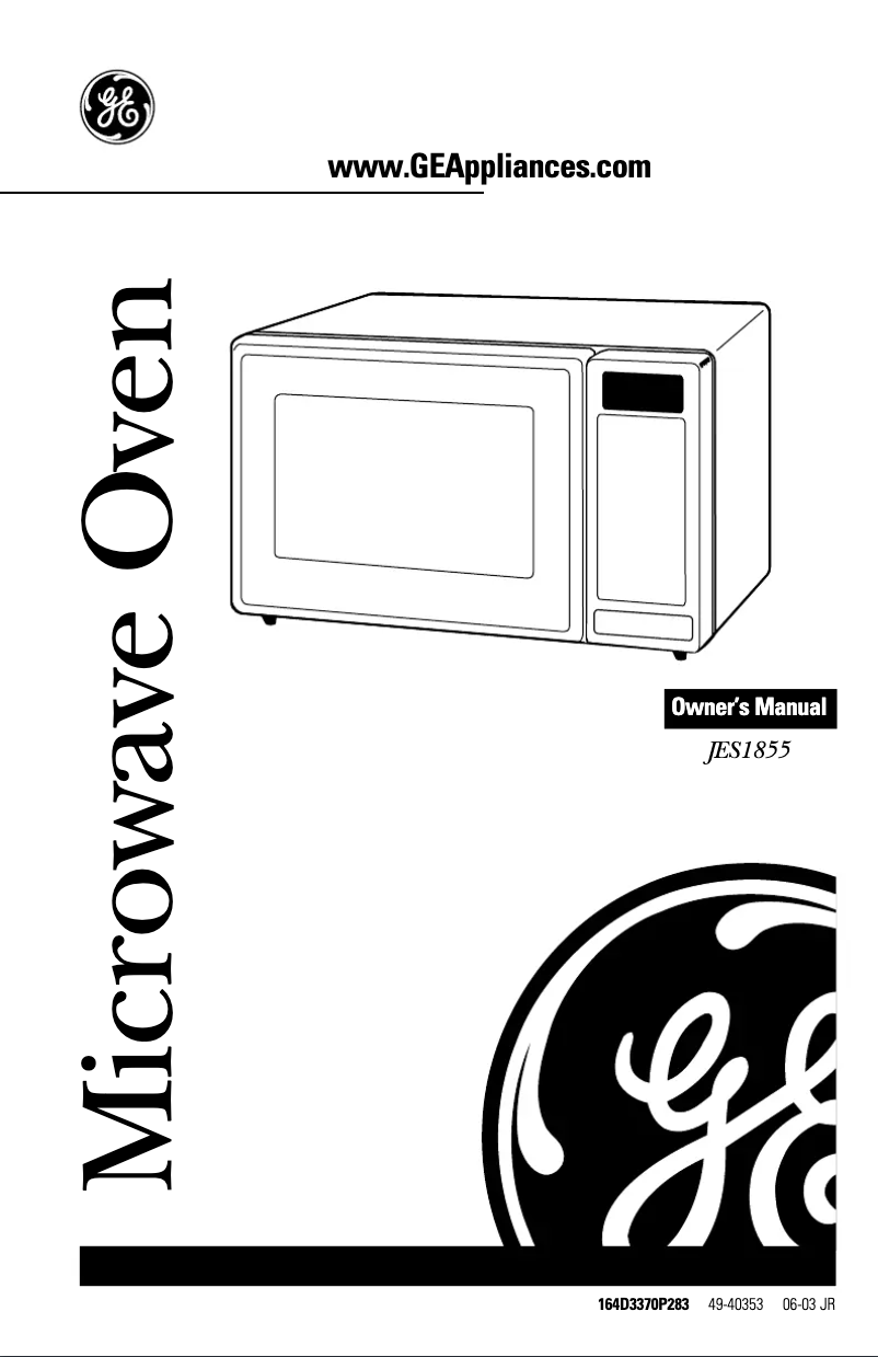 Página 1 del manual Manual de usuario GE JES1855PBH