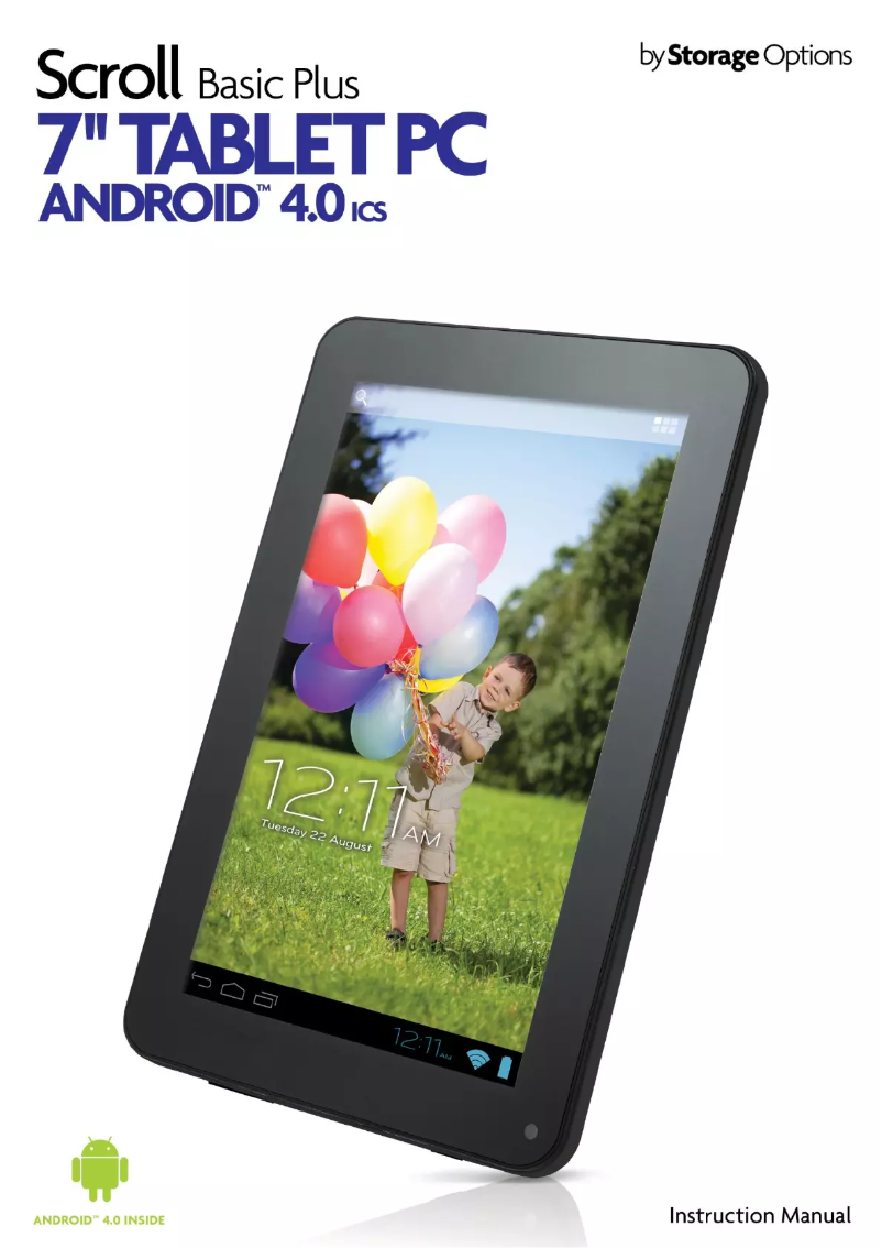 Page n°1 - Manuel utilisateur Storage Options Scroll Basic Plus