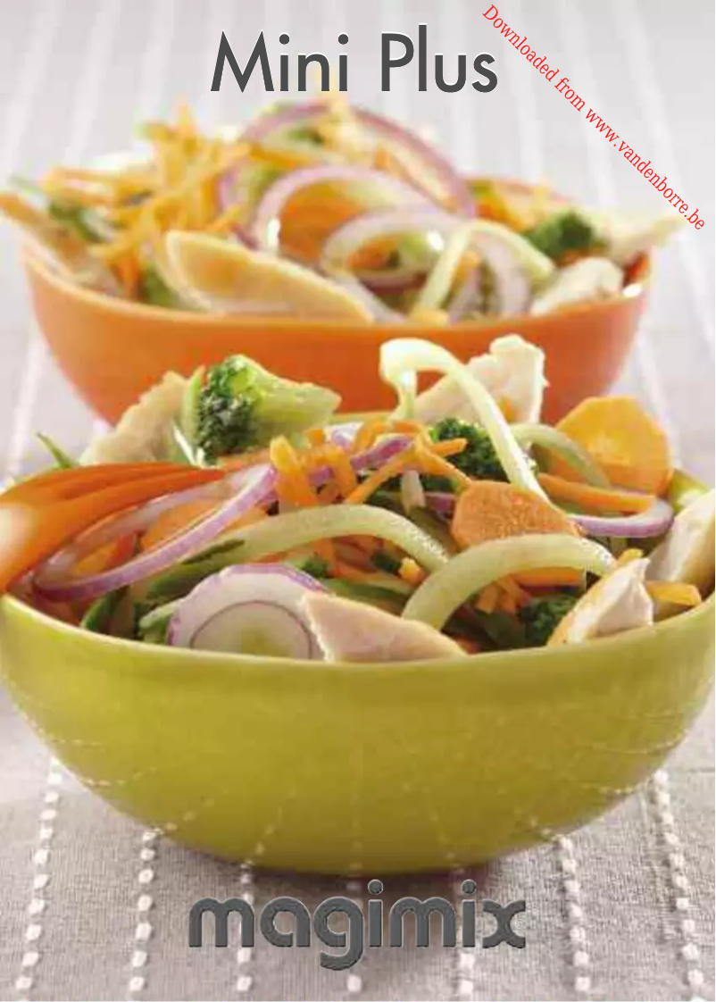 Page n°1 - Manuel utilisateur Magimix Mini Plus 18259EB