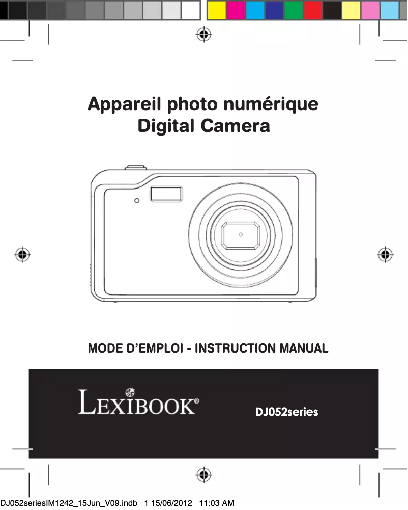 Imagen de la primera página del manual del dispositivo DJ052MH