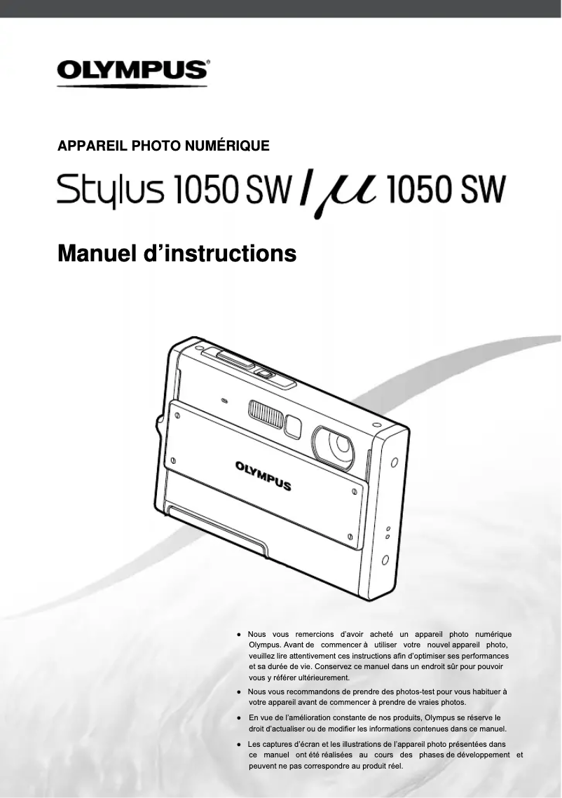 Imagen de la primera página del manual del dispositivo Stylus 1050 SW