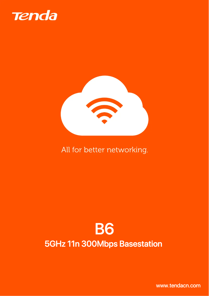 Image de la première page du manuel de l'appareil B6