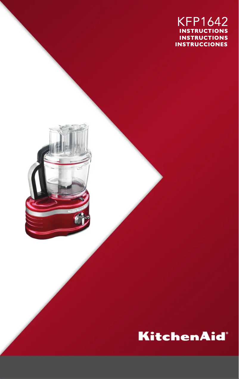 Image de la première page du manuel de l'appareil KFP1642FP