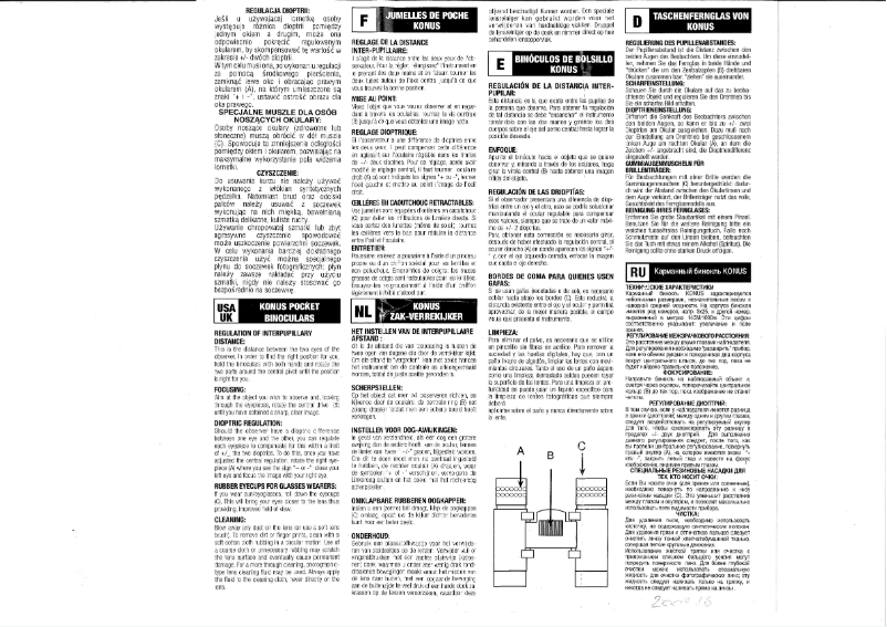 Page n°1 - Manuel utilisateur Konus Basic 10x25