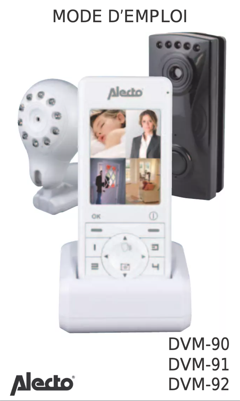 Page 1 de la notice Manuel utilisateur Alecto DVM-92
