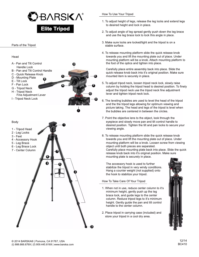 Página 1 del manual Manual de usuario Barska AF12472
