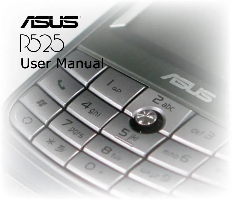 Page 1 de la notice Manuel utilisateur Asus P525