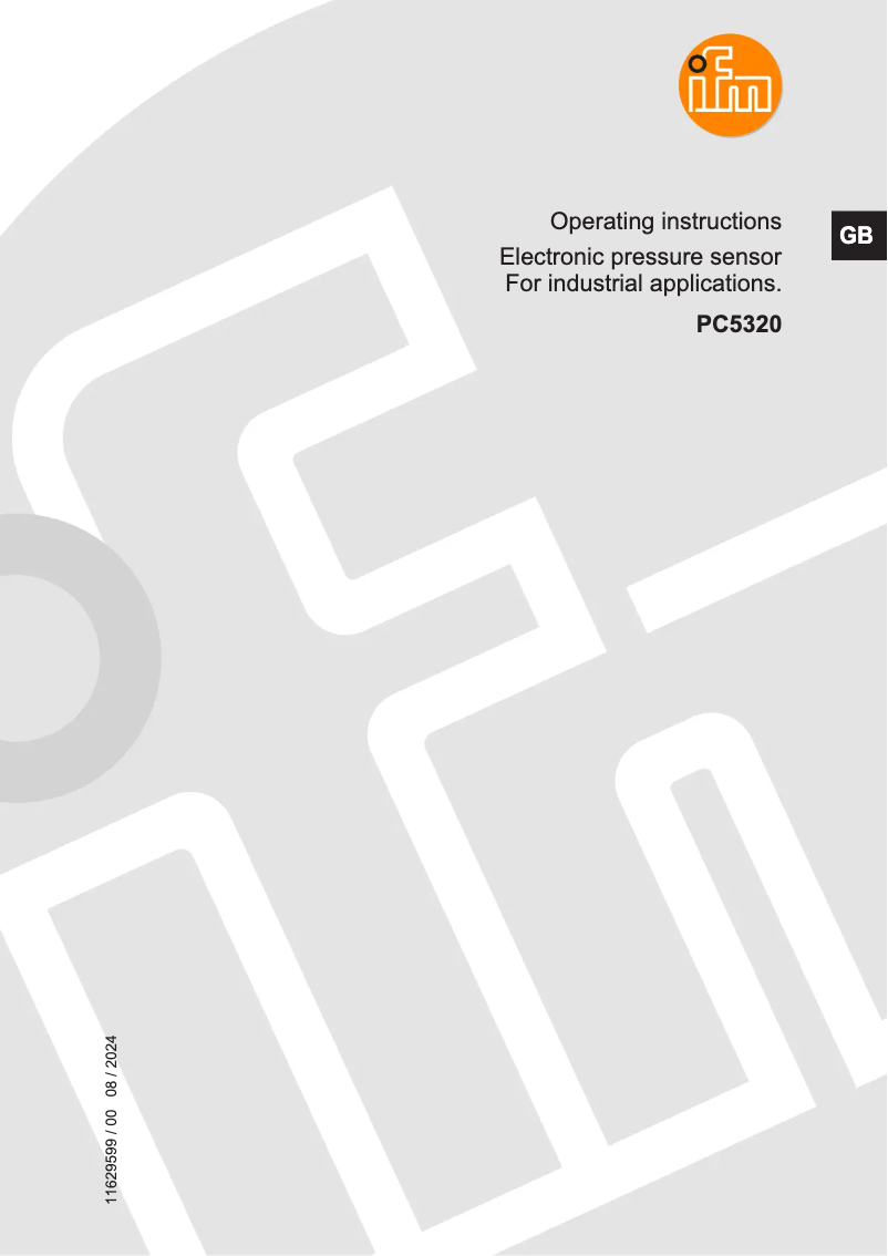 Page n°1 - Manuel utilisateur IFM PC5320