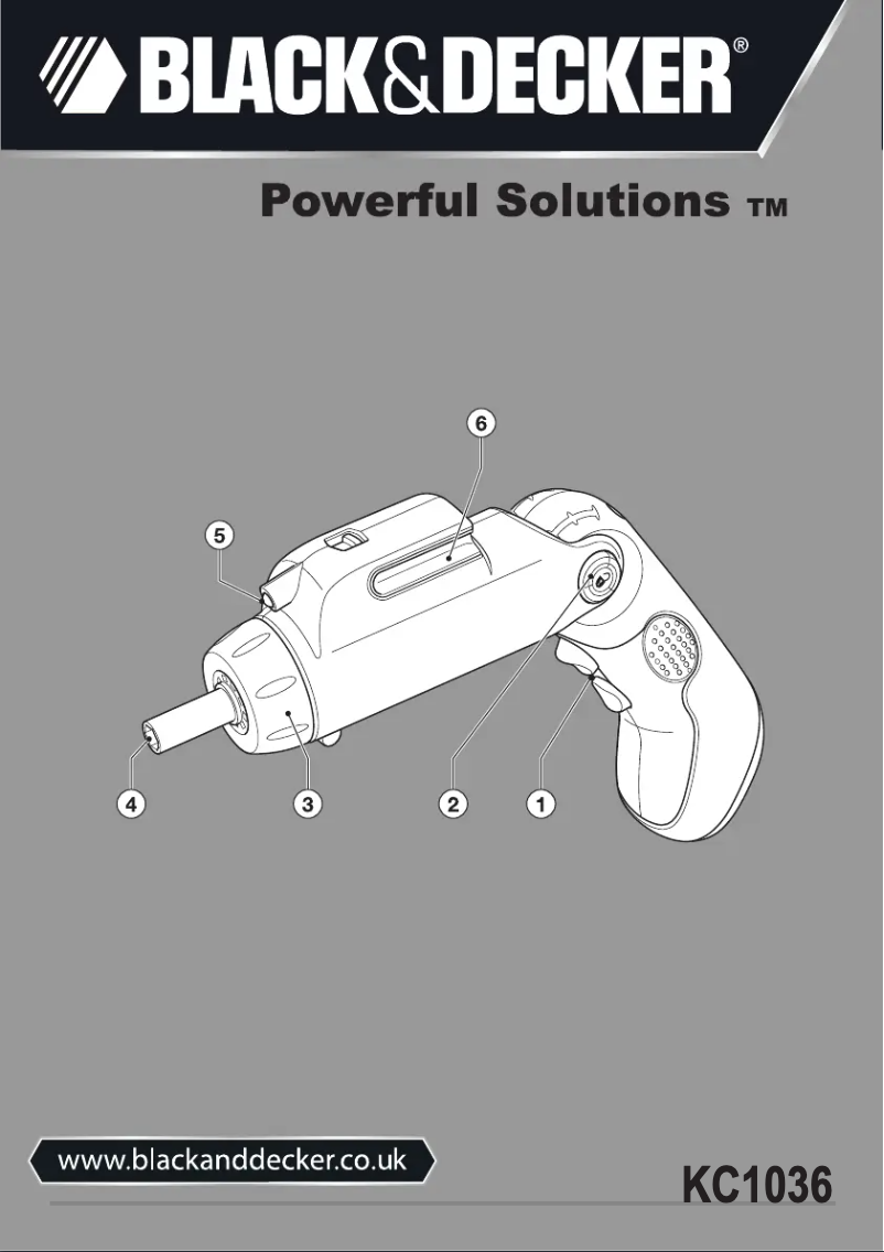 Image de la première page du manuel de l'appareil KC1036