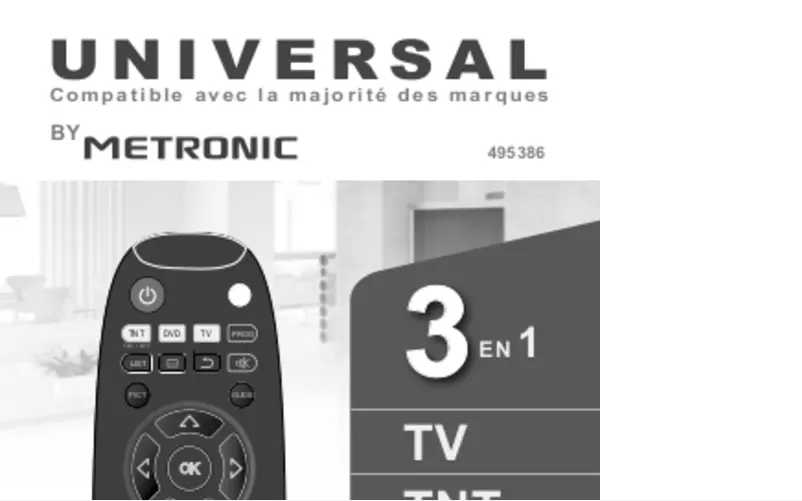 Image de la première page du manuel de l'appareil Zap 3 495386