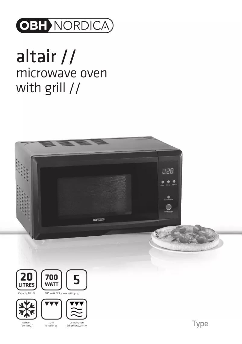 Página 1 del manual Manual de usuario OBH Nordica Altair