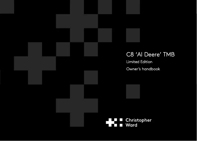 Image de la première page du manuel de l'appareil C8 Al Deere TMB