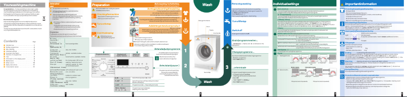 Page 1 de la notice Manuel utilisateur Siemens WM08E460BC