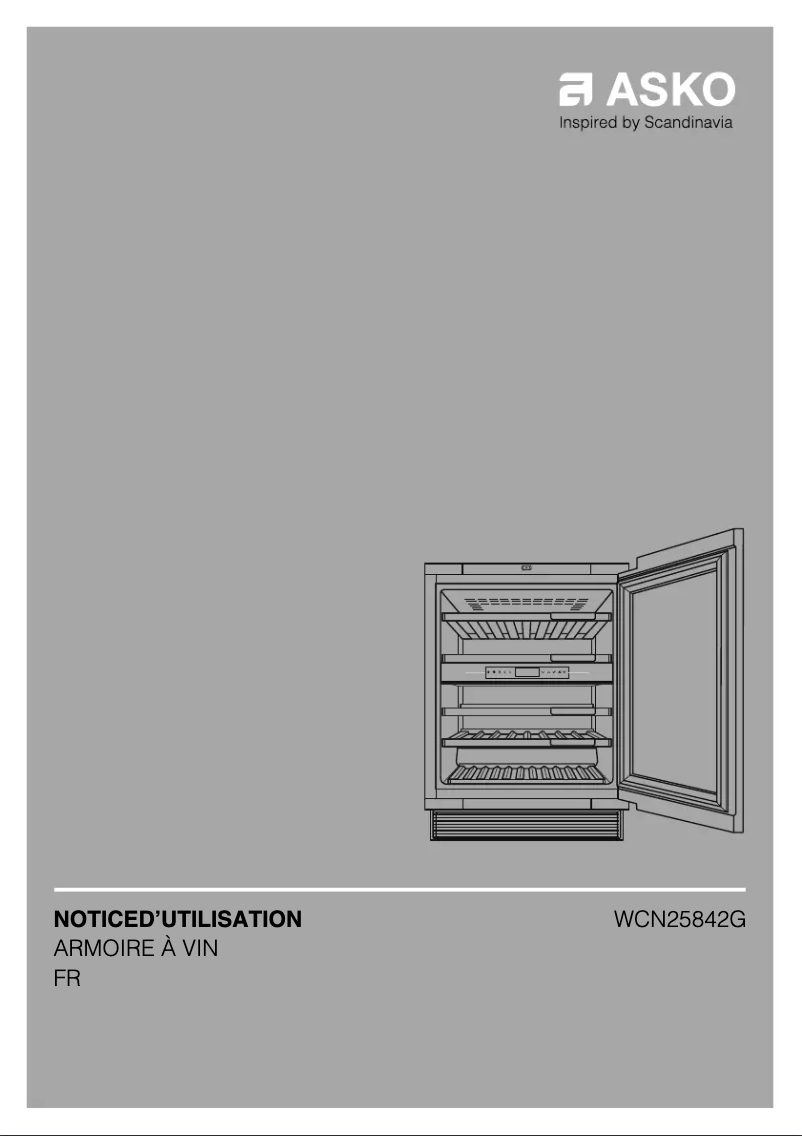 Page 1 de la notice Fiche technique Asko WCN25842G