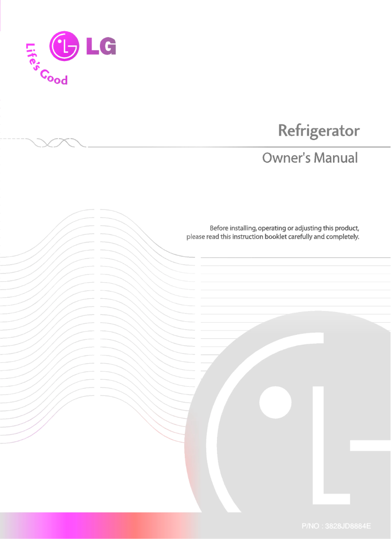 Image de la première page du manuel de l'appareil GR-P197QTQ