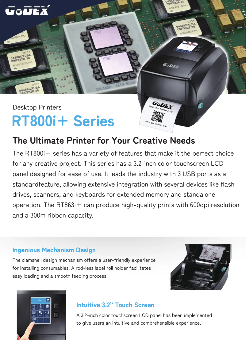 Image de la première page du manuel de l'appareil RT833i+