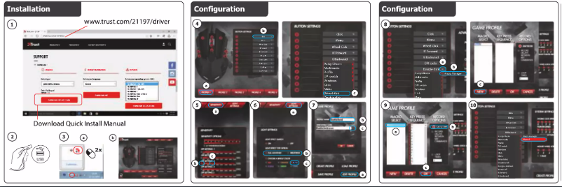 Image de la première page du manuel de l'appareil GXT 148