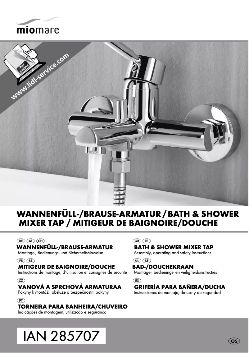 Image de la première page du manuel de l'appareil IAN 285707