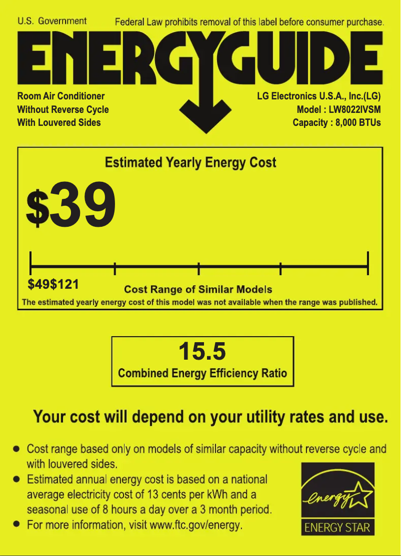 Image de la première page du manuel de l'appareil LW8022IVSM