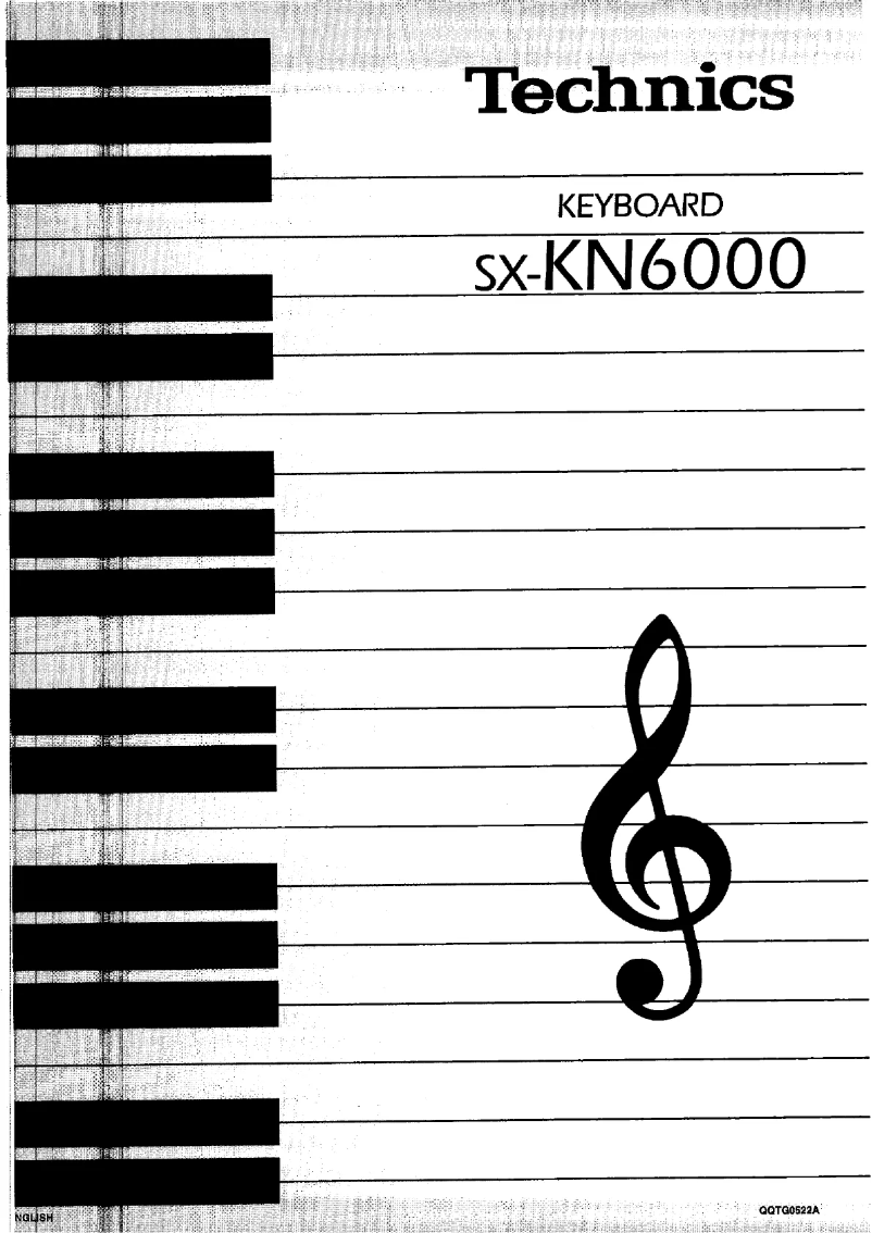 Página 1 del manual Manual de usuario Technics SX-KN6000