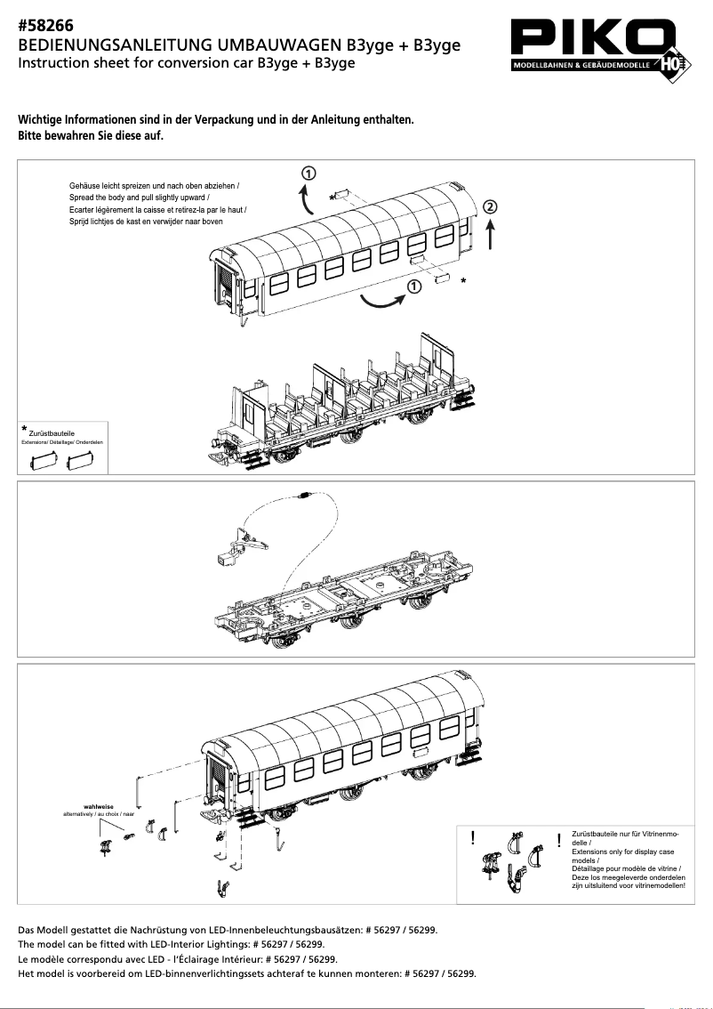 Page 1 de la notice Manuel utilisateur Piko 58266