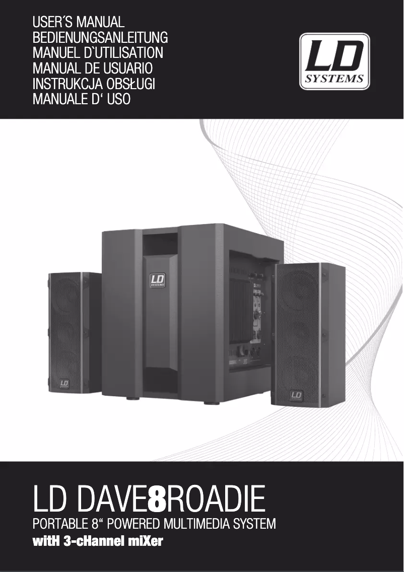 Image de la première page du manuel de l'appareil DAVE 8 ROADIE
