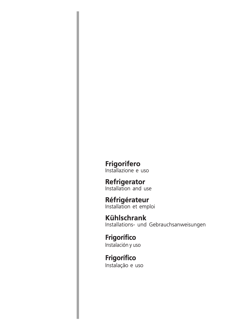 Página 1 del manual Manual de usuario Smeg FR300A